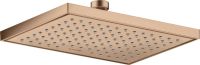 Axor ShowerSolutions Kopfbrause 245/185 1jet EcoSmart+, brushed red gold 35387310