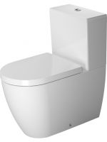 Vorschau: Duravit ME by Starck Stand-WC für Spülkasten, Tiefspüler, Abgang waagerecht/senkrecht, weiß 2170090000