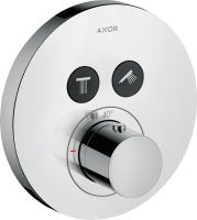 Axor ShowerSelect Thermostat Round Unterputz für 2 Verbraucher, rund chrom 36723000