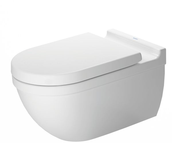 Duravit Starck 3 Wand-WC 62x36,5cm, oval, WonderGliss, weiß 22260900001