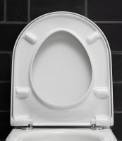 Vorschau: Duravit Starck 3 Wand-WC Set inkl. WC-Sitz mit Absenkautomatik, 54x37cm, oval, weiß 42000900A1