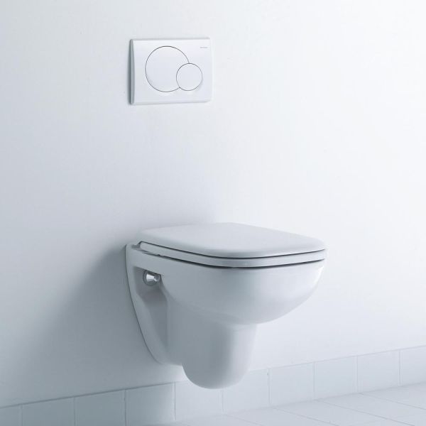 Duravit D-Code Wand-WC 48x35cm, eckig, HygieneGlaze, weiß 2211092000 1
