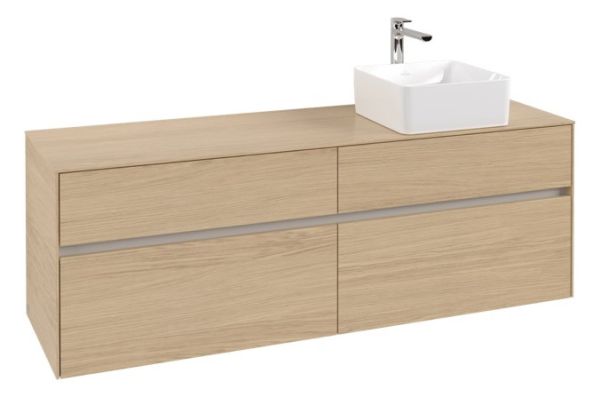 Villeroy&Boch Collaro Waschtischunterschrank passend zu Aufsatzwaschtisch 160cm, nordic oak, C05100VJ