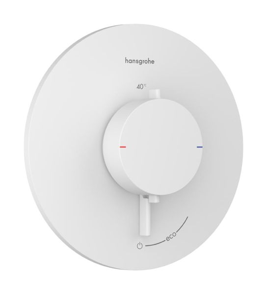 hansgrohe Ecostat Comfort S Thermostat Unterputz 1 Funktion, weiß matt