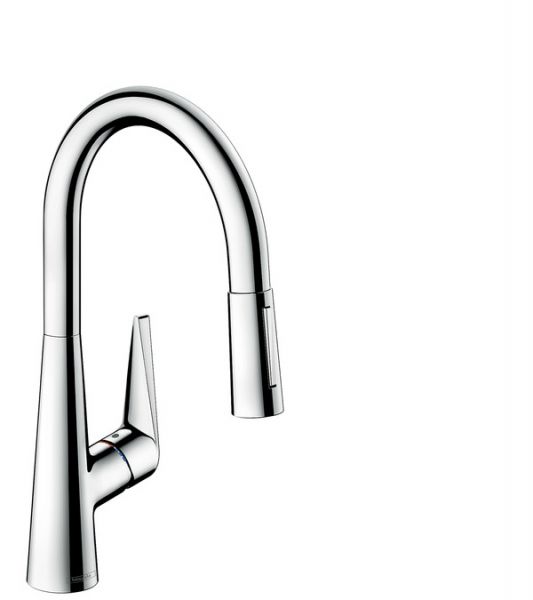 Hansgrohe Talis M51 Einhebel-Küchenmischer 200 mit Ausziehbrause und sBox, chrom