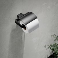 emco loft Papierhalter mit Deckel, schwarzchrom gebürstet 050000500 