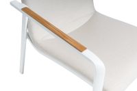 Vorschau: KETTLER DINING DIAMOND Loungesessel Sunbrella®, weiß matt/ natte linen chalk 0103908-5820