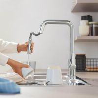 Vorschau: Grohe Start Küchenarmatur mit Ausziehbrause chrom 30631000