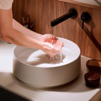 Vorschau: hansgrohe Xuniva Evo S Aufsatzwaschtisch rund Ø40cm mit Ablaufventil