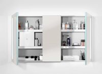 Vorschau: Villeroy&Boch More to See 14+ LED-Aufputz-Spiegelschrank mit Medizinbox, dimmbar, 130x75cm A4331300