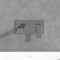 Vorschau: Villeroy&Boch Architectura Square Einhebel-Waschtischarmatur, Unterputzmontage chrom TVW12500300061