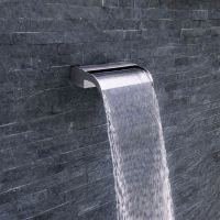 Ideal Cascade, Modell 71 Schwalldusche/Wandauslauf, edelstahl poliert