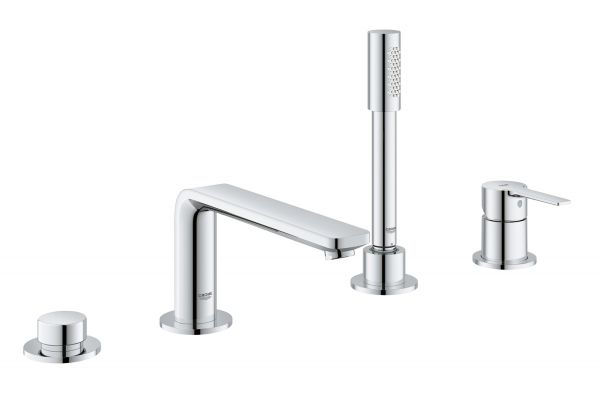 Grohe Lineare 4-Loch Einhand-Wannenkombination, wassersparend