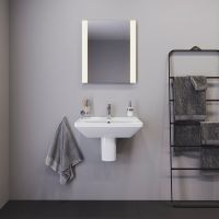 Vorschau: Duravit D-Neo Waschtisch rechteckig 65x44cm, mit Hahnloch und Überlauf, Wondergliss, weiß 23666500001