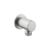 KWC Style Schlauchanschluss Rosette rund, brushed steel 125068