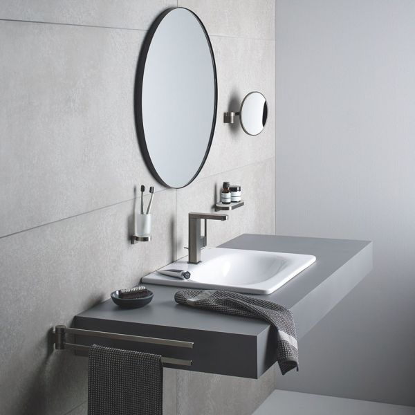 Grohe Selection Kosmetikspiegel hard graphite gebürstet 41077AL0