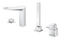 Vorschau: Grohe Allure Brilliant 4-Loch-Einhand-Wannenkombination mit White Attica Ceasarstone Einlagen