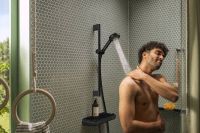 Vorschau: hansgrohe Activera Select S Brausesystem mit ShowerTablet Select, EcoSmart, schwarz matt
