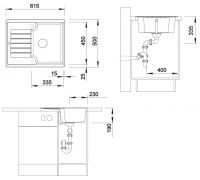 Vorschau: Blanco Zia 40 S Granitspüle SILGRANIT®, ohne Ablauffernbedienung 526006 Vorschau: Blanco Zia 40 S Granitspüle SILGRANIT®, ohne Ablauffernbedienung 526006