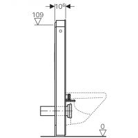 Vorschau: Geberit Monolith Plus Sanitärmodul für Wand-WC, 114cm