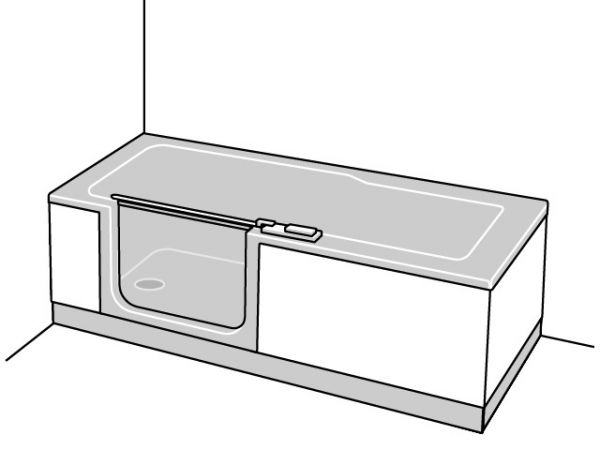 Artweger Twinline 2 Duschbadewanne mit Wannentür 170x80cm, weiß