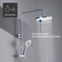 Vorschau: Duravit Shower System/Duschsystem MinusFlow mit Brausethermostat, chrom