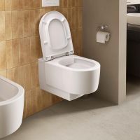 Vorschau: Duravit Balcoon Wand-WC 37x54cm, spülrandlos, DuraShield, weiß