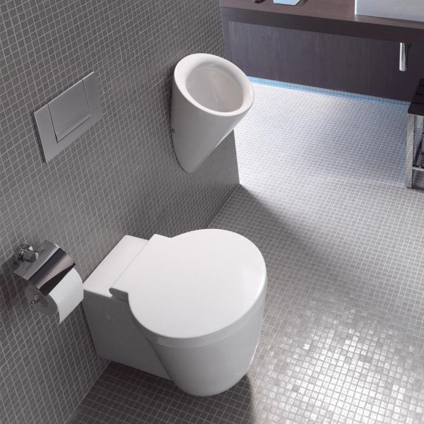 Duravit Starck 1 Wand-WC 57,5x41cm, rund, weiß 0210090064 3