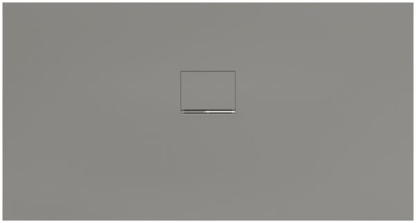 Villeroy&Boch Squaro Infinity Quaryl®-Duschwanne, flächenbündiger Einbau, 150x80cm, grey, UDQ1580SQI2IV-3S