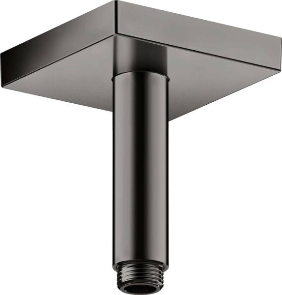 Axor ShowerSolutions Deckenanschluss 10cm eckig, polished black chrome 26437330