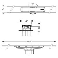 Vorschau: Geberit CleanLine30 Duschrinne
