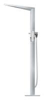 Vorschau: Grohe Allure Brilliant Wannenarmatur freistehend mit White Attica Ceasarstone Einlagen