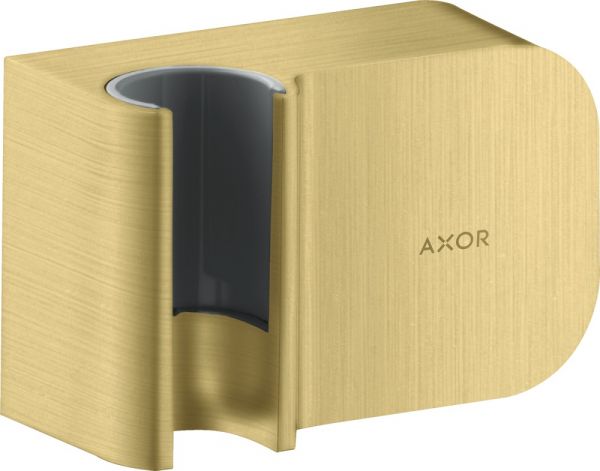 Axor One Portereinheit, Wandanschlussbogen mit integrierten Halter brushed brass 45723950