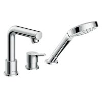 Hansgrohe Talis S 3-Loch Einhebel-Wannenrandmischer, chrom