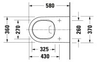 Vorschau: Duravit White Tulip Stand-WC, Tiefspüler, spülrandlos, HygieneGlaze, weiß