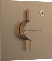 Vorschau: Hansgrohe DuoTurn E Mischer Unterputz für 1 Verbraucher, brushed bronze