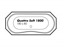 Vorschau: Polypex QUATTRO Soft 1800 Achteck-Badewanne 180x80cm