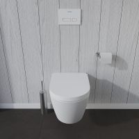 Duravit ME by Starck Wand-WC 57x37cm, oval, weiß 25280900001