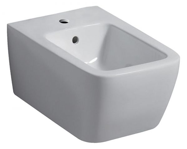 Geberit iCon Square Wandbidet mit Überlauf, geschlossene Form, weiß 231910000