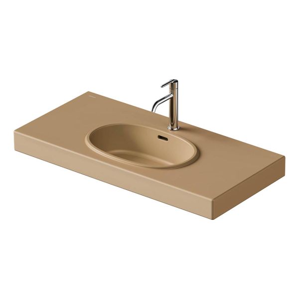 Duravit Balcoon Waschtisch 100cm, clay terra matt