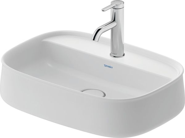 Duravit Zencha Aufsatzbecken 55x39cm weiss matt 2374553271