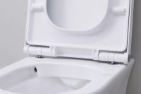 Vorschau: Duravit White Tulip Wand-WC 54x37cm, rund, HygieneGlaze, rimless, Durafix, weiß