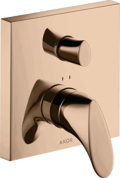Axor Starck Organic Einhebel-Wannenmischer Unterputz polished red gold 12415300 
