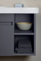 Vorschau: Duravit DuraStyle Waschtisch rechteckig 80x48cm, mit Hahnloch, mit Überlauf, Becken links, weiß 2325800000