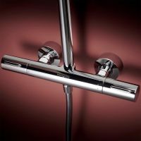 Vorschau: hansgrohe Raindance Alive S Puro Duschsystem 300 EcoSmart, Ecostat Element, chrom