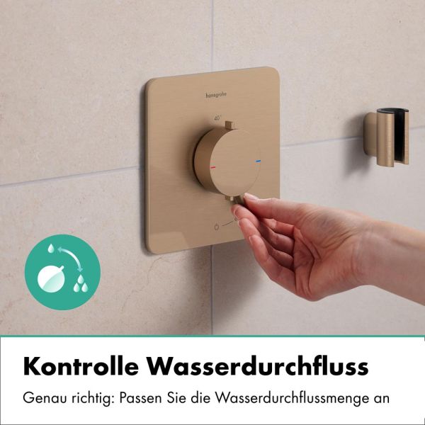 hansgrohe Ecostat Comfort Q Thermostat Unterputz 1 Funktion, brushed bronze