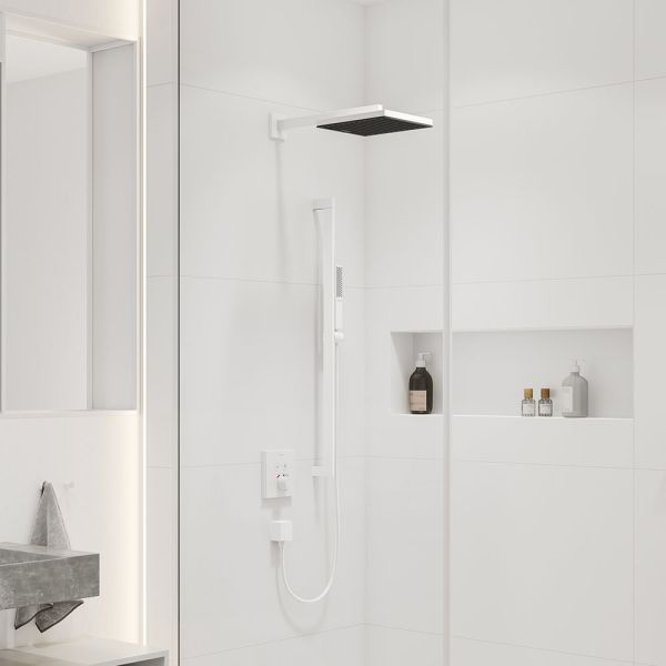 Hansgrohe Brausearm E 39cm, weiß matt