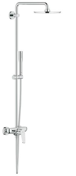 Grohe Euphoria XXL Eurodisc Cosmopolitan System 210 Duschsystem mit Einhandmischer, chrom