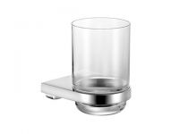 Vorschau: Keuco Moll Glashalter komplett mit Echtkristall-Glas, chrom