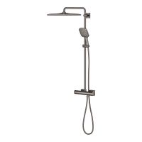 Vorschau: Grohe Rainshower SmartActive 310 Cube Duschsystem Aufputz, hard graphite glänzend
